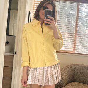 Yellow Bomber Jacket for Women
